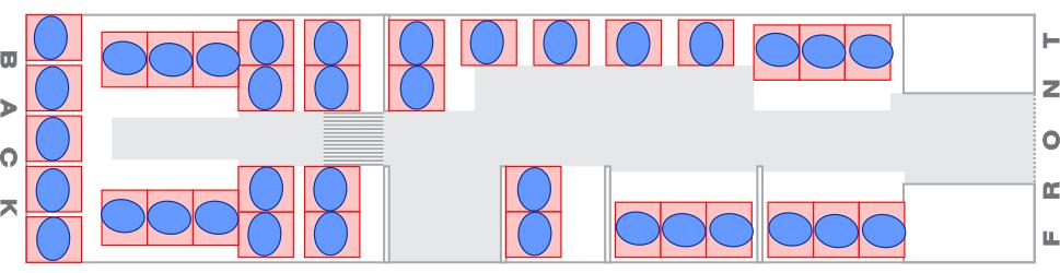 - 2 - On bus routes, in off-peak periods, the crowding standard is set to accommodate seated customers only. Figure 2 is an illustrative example of the crowding standard for a 12 metre bus.