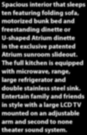 exclusive patented Atrium sunroom