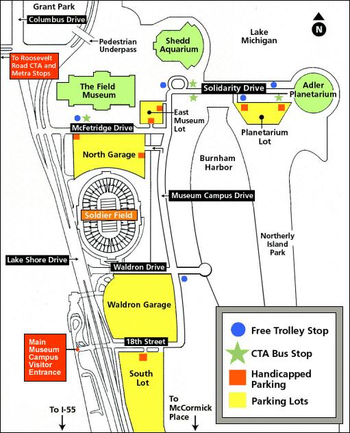Visitor Information Guide Using Public Transportation Using Public Transportation Getting here by bus: #146 Inner Drive/ Michigan Express / Museum Campus #130 Museum Campus (mid-may through Labor