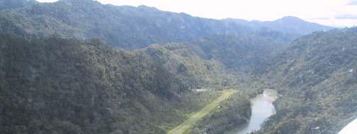 Figure 7: Typical jungle airstrip wedged in between mountains 4.2.
