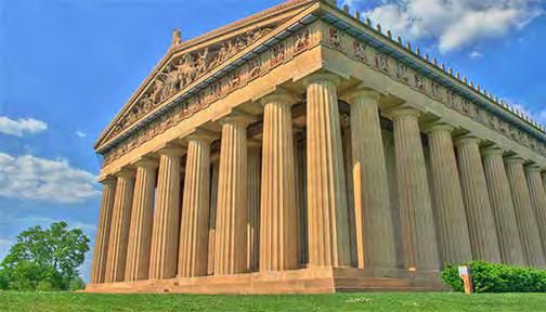 Let s study this picture of a perfect Parthenon copy. It was built in Nashville, Tennessee.