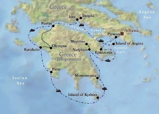 Greece: Birds and History, Page 2 While the white walled, blue-domed roofs of the tourist friendly Aegean islands figure preeminently in the plans of many visitors, it is the Peloponnesian Peninsula