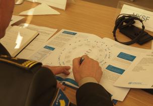 Migration Crisis Operational Framework launched in Kosovo Photo 8: Officer from Kosovo Security Forces with the MCOF cycle Migration Crisis Operational Framework (MCOF) was launched in Kosovo at the