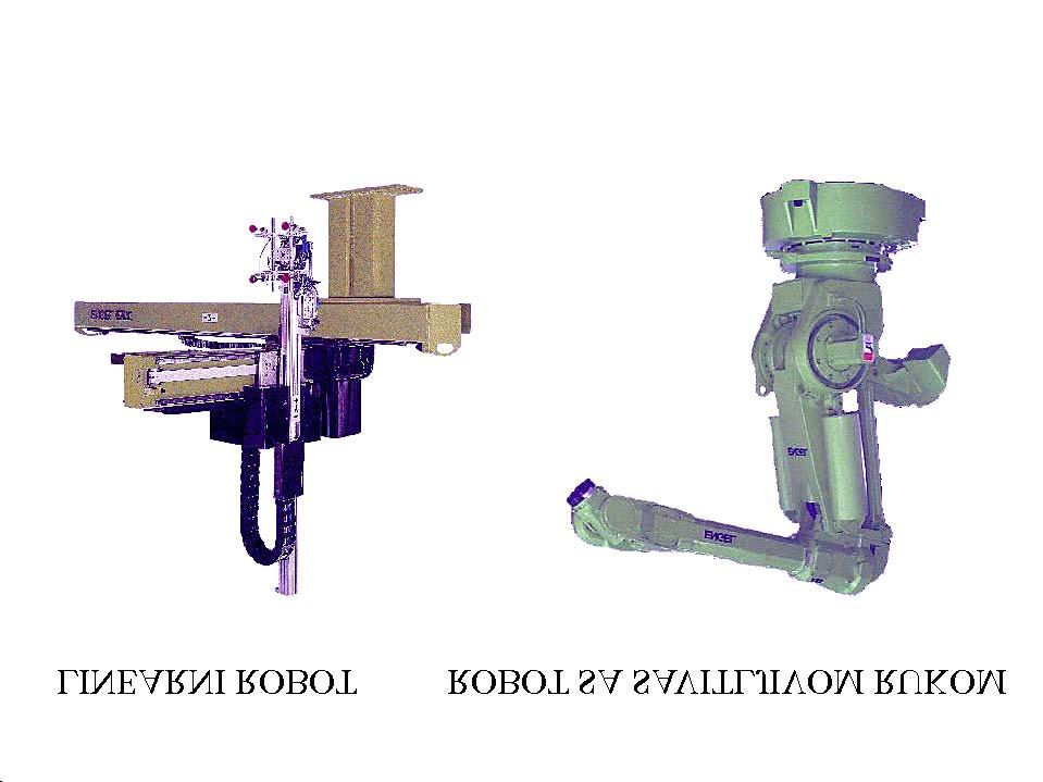Karakteristike vrtložne okoline 49 Slika 4.6. Linearni robot i robot sa savitljivom rukom 108 Osim toga, sve brojniji su vertikalni sustavi npr.