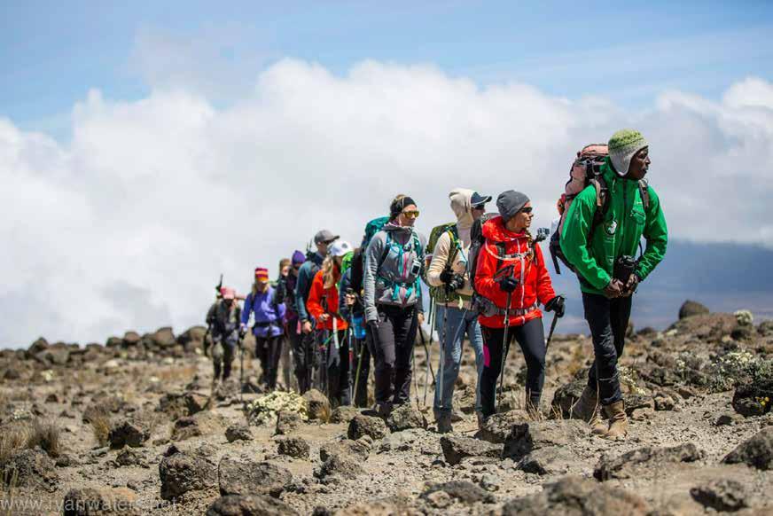 STAFF: Your climb will be led by veteran Kilimanjaro and Himalayan Mountain Guide Ryan Waters and assisted by our local Tanzanian guides.