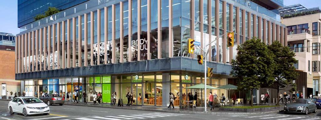 beautiful branding ARTIST S RENDERING OF FRONT AND BERKELEY VIEW At 351 King Street East, your restaurant will enjoy visible ground-level branding on the corner of Front and Berkeley streets.