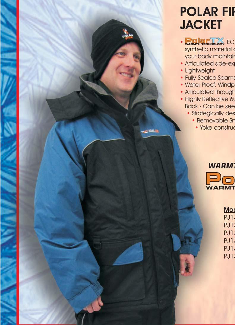 JACKET PolarTX ECO-Down insulation is a synthetic material as soft as down that helps your body maintain its natural warmth Articulated side-expansion system Lightweight Fully Sealed Seams Water