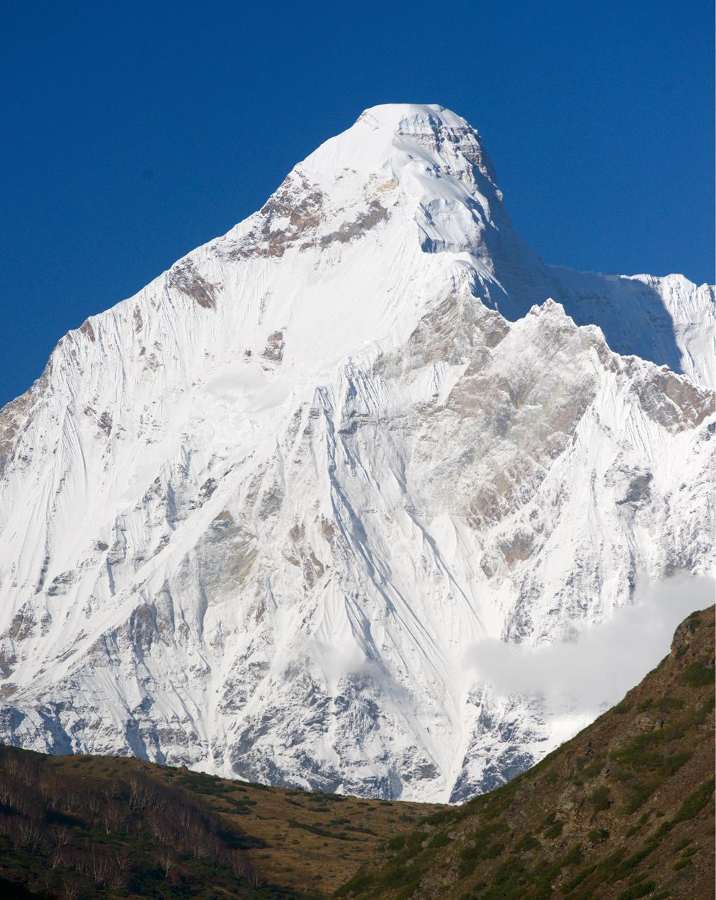 High Point reached by Martin Moran 2015 North East Ridge South East Ridge The typical route used on Nanda Devi East is the south-east route which was used by the Polish when they did the
