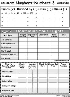 Teachers Instructions (1/2) s * s 3 Method #2 (Sections 2 & 3): Q&A. Students ask for the appropriate information. Section Two exples: Students: What s the flight for Air Canada? Teacher: It s AC266.