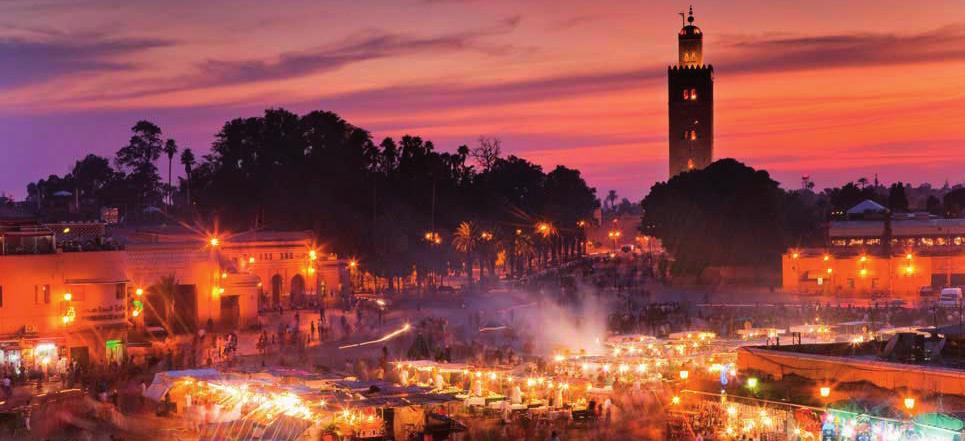 Marrakech (Morocco) Treasures of Spain & Morocco Barcelona,, Andalusia & Morocco (on AVE train in Spain) days / nights Flight from to Casablanca (not included) In Spain: Private transfers, Barcelona