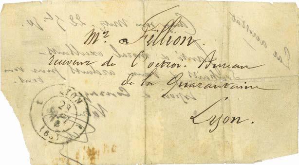 Datelined Metz, 20 7bre 1870 and addressed to Brussels, Belgium Postmarked in Brussels on October 3 and assessed 5 décimes