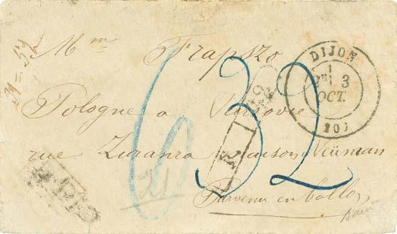 Datelined Metz le 20 Septembre - 4 th Engineers balloon - addressed to Varsovie, Poland Papillon placed in enveloppe de