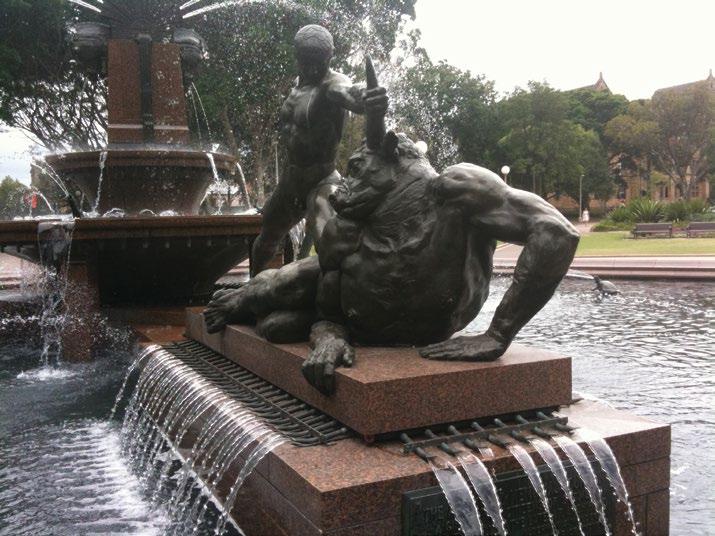 1932, 14 March - The Archibald Fountain in Hyde Park was completed by Sculpture Francois Sicard.