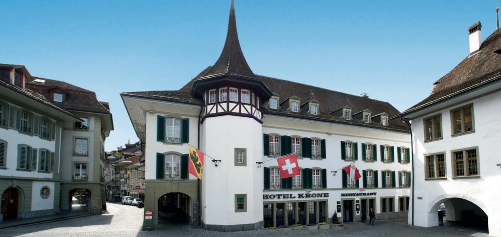 Aare Hotels Thun - Your Partner in the heart of the city Hotel Krone**** Thun The small, fine Hotel Krone in the old town of Thun is the partner hotel of the Hotel Freienhof.