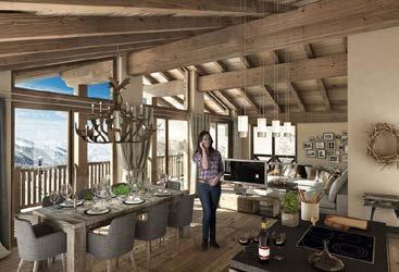 These luxurious chalet buildings will have spacious and contemporary Alpine interiors with high quality designer kitchens and beautifully furnished open-plan living and dining areas.
