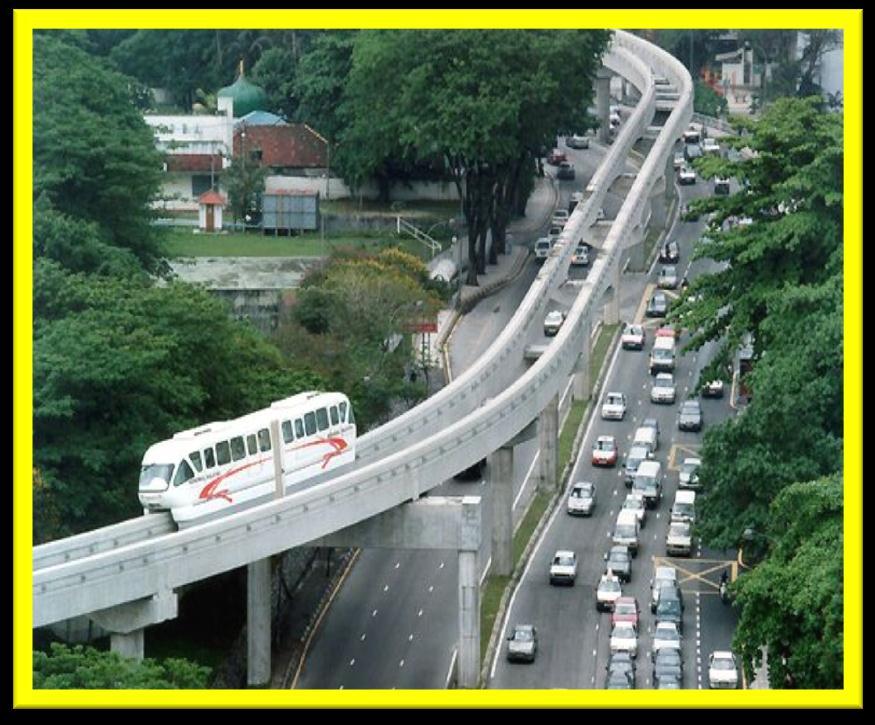 Benefits of Monorail. Reduction in road traffic and less time consuming for commuters.