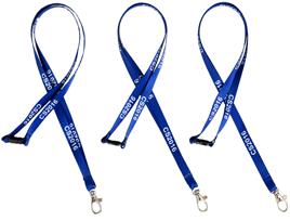 63 20mm Ultrafine Lanyards Customised lanyards including single hook fitting and safety buckle.