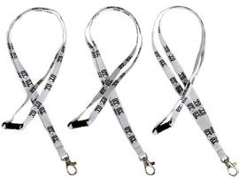 10mm Bamboo Lanyards Eco customised lanyards including single hook fitting and safety buckle.