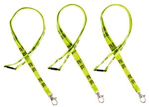 54 0.64 0.85 1.22 1.83 10 week lead time: 0.40 0.48 0.57 Eco customised lanyards including double hook fitting and safety buckle. inc. 1 colour print 4 week lead time: 0.