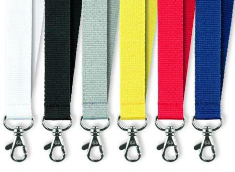 Plain Lanyards Plain lanyards available in various colours on