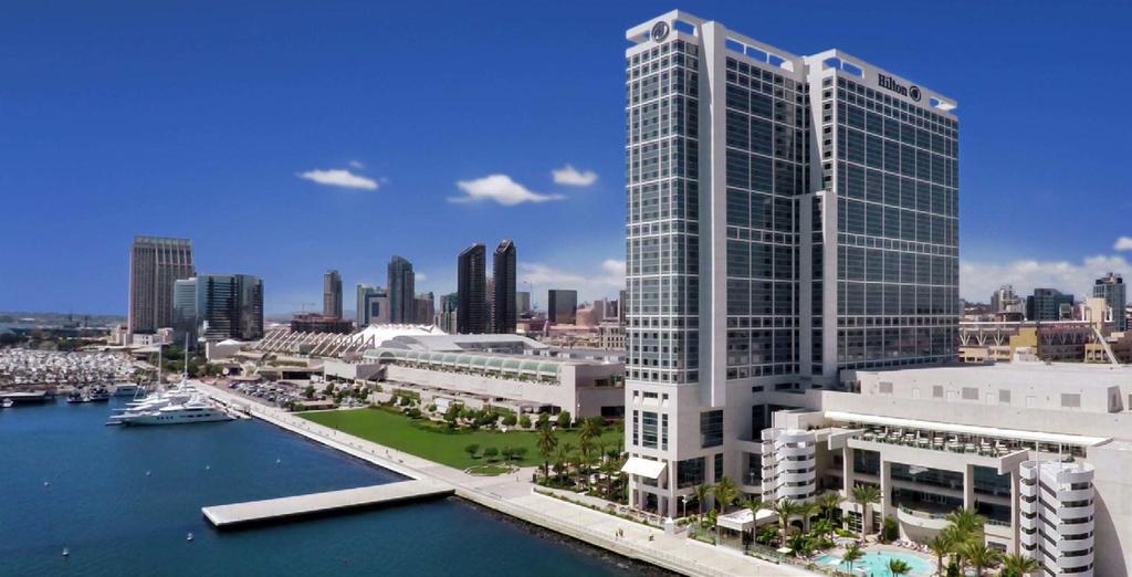 San Diego Bayfront. This 30-story hotel, with sun and sea-inspired design, offers a cool vibe and great amenities.