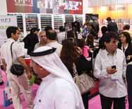 Visitors main areas of interest at Beautyworld Middle East Overall assessment of show by visitors (all figures in %) Cosmetics Fragrance 34 40 B A 94% Extremely satisfied/satisfied B