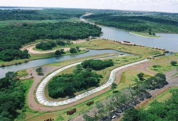 Piracema Canal in the Itaipú dam.