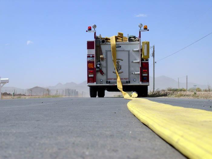 25 length(s) - 5 hose: Since a length of 5 hose is 100 long, when we lay a line to/from a hydrant we may only need 20-40 to finish the connection.