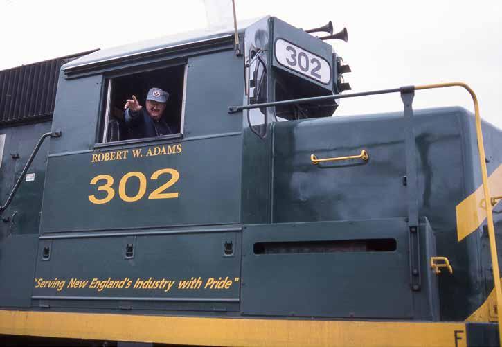 This Convention Is Dedicated to the Memory of Robert A. Buck (1929-2011) Bob Buck in the cab of GMRR 302 in Palmer in 1999.