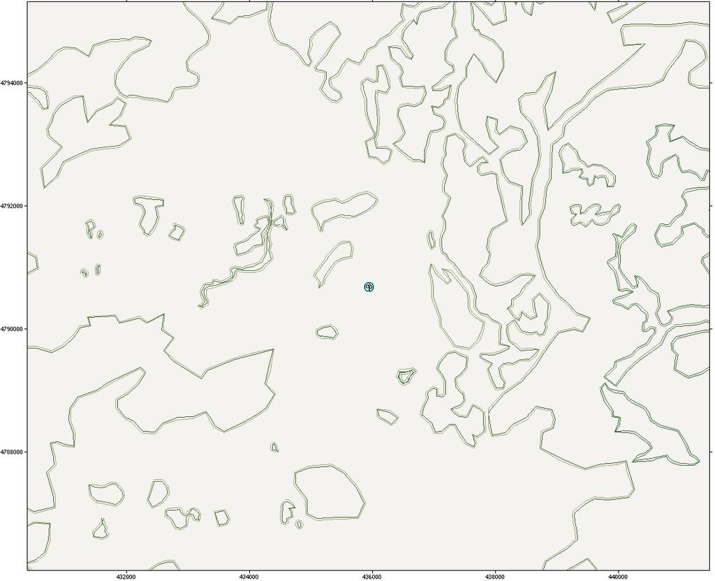 mapa hrapavosti terena (b)