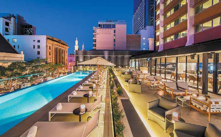 this unique hotel is perfect for your next Brisbane city escape NEXT Hotel Brisbane Brisbane, Queensland With Brisbane s main shopping precinct, the Queen Street Mall outside the front doors, this