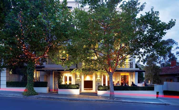 a luxury boutique hotel located in fashionable South Yarra Lyall Hotel and Spa Melbourne, Victoria Capturing the essence of its stylish address, The Lyall Hotel and Spa is located in fashionable