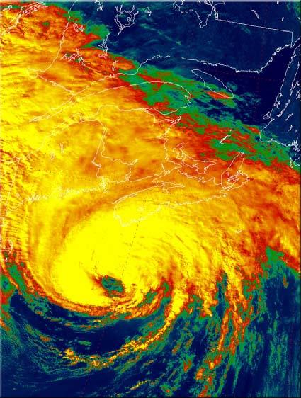 -A10- Hurricane Hortense, Nova Scotia, Sept 15, 1996 Normal leg lengths are 105nm from the eye.