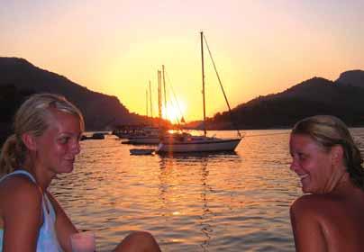 A gulet offers a unique opportunity to experience Turkey on the Aegean and Mediterranean coast line.