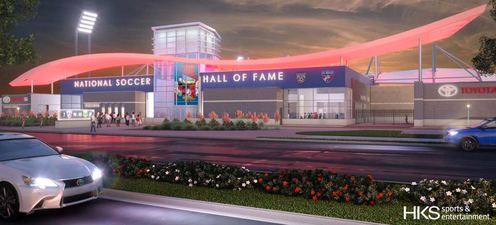 NATIONAL SOCCER HALL OF FAME & TOYOTA STADIUM IMPROVEMENTS $39 Million Investment *100,000 SF, including 24,000 SF of exhibit