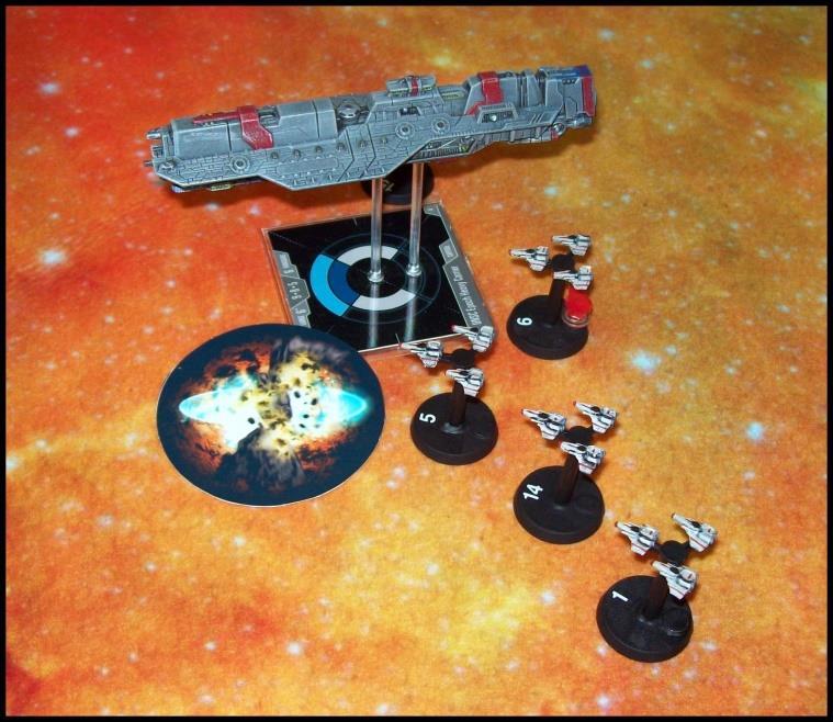 The rest of the vipers jumped and destroyed his last cruiser Last Turn The vipers chasing the fleeing escort ships were unable to