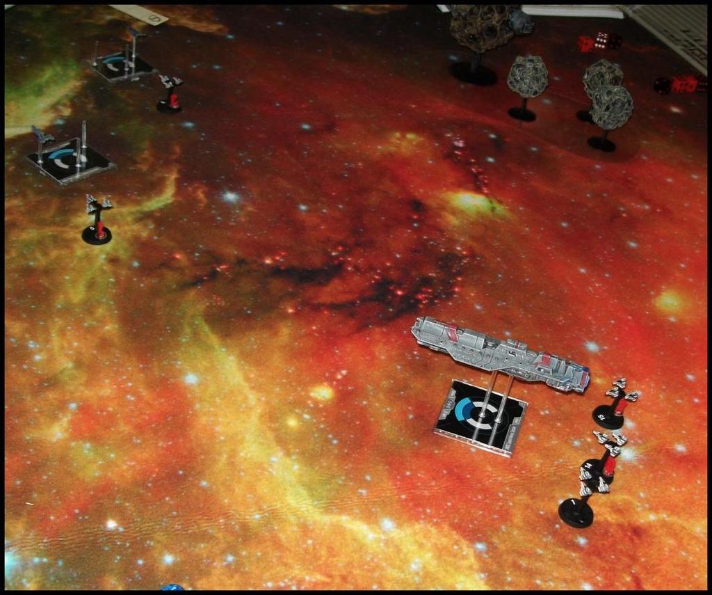 The squadrons attacking his big ship managed to reduce it to little more than scrap but it wasn t destroyed.