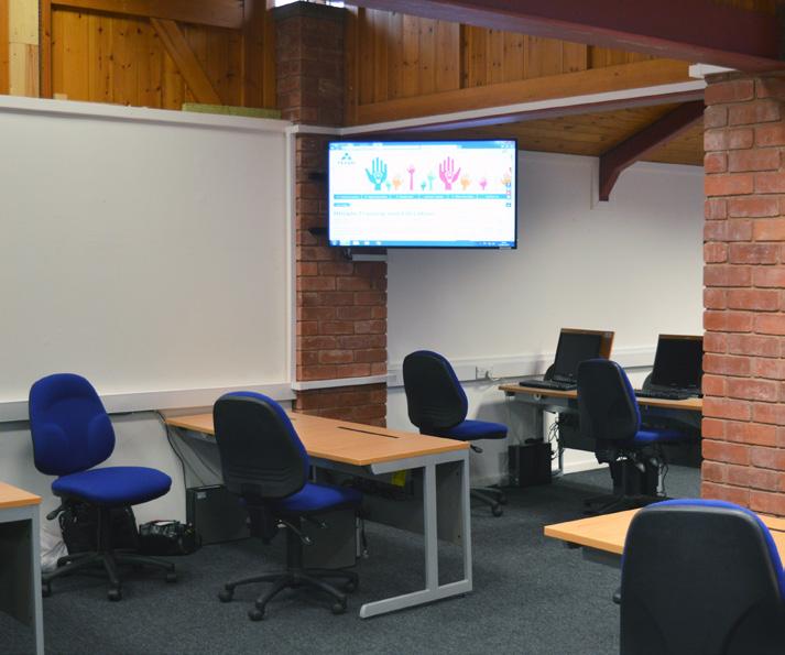 It has recently been converted into our dedicated IT suite and training room, and offers