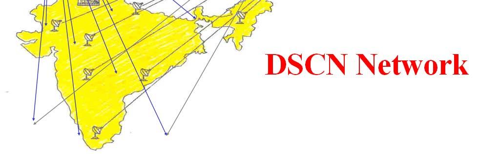 Data Communication DSCN (Dedicated Satellite Communication Network) systems connecting 80