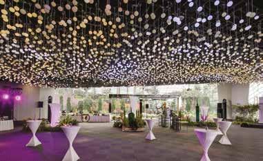 Flower Field Hall Nestled within the Flower Dome, Flower Field Hall engages guests with a sensory experience. Guests will have a memorable time marvelling at the uniqueness of events held here.