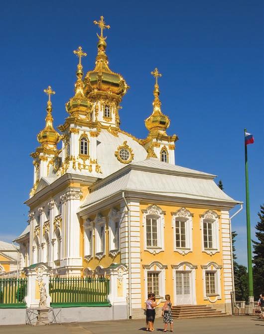 On an exclusive visit to Catherine Palace, view the exquisitely restored Amber Room and stroll in the formal gardens.