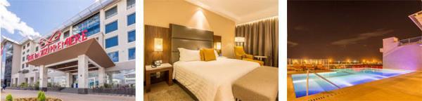 The Lazizi Premiere is a luxury hotel located at Nairobi s International Airport.