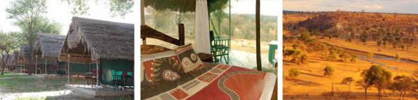 OR Tarangire Safari Lodge is situated within the National Park and built on an escarpment overlooking the Tarangire River.