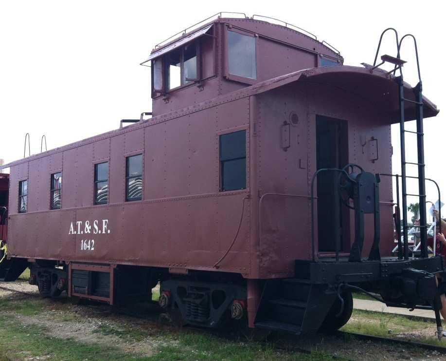 The 1927 Atchison Topeka & Santa Fe All Steel End Cupola Caboose Eagle Scout Service