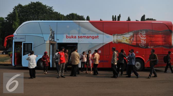 5. Private Sectors MUST Contribute in Improving Transport sector Double Decker busses - CSR from PT.