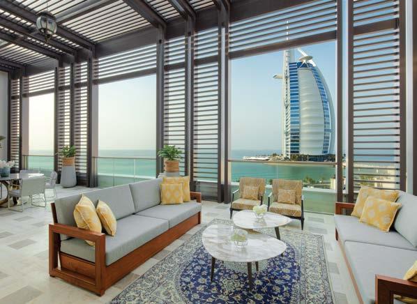 Jumeirah Al Naseem Madinat Jumeirah, Dubai Presidential Suite - Living Room Royal Suite - Terrace Anchored on Madinat Jumeirah s