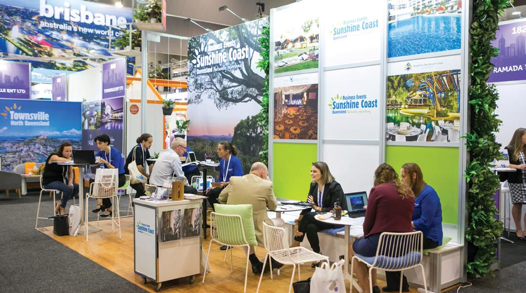 ASIA PACIFIC INCENTIVES AND MEETINGS EXPO BUSINESS EVENTS During 2016/2017, Business Events Sunshine Coast (BESC) delivered a number of marketing events and bids to promote and grow the Sunshine