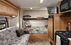 Packed into its compact size is a variety of features and amenities aimed at making each getaway