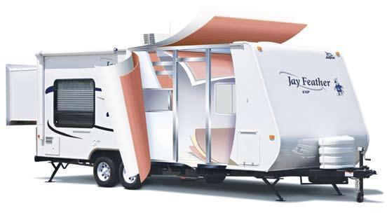 Built For Liveability Durable Construction Jay Feather travel trailers are constructed with high quality materials using production techniques perfected over the past 40 years.