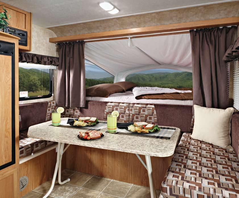 Jay Feather EX-PORT 2009 Ultra Lite Weight Travel Trailers by Jayco 17C Toffee Unfold A Fantastic Adventure With hidden
